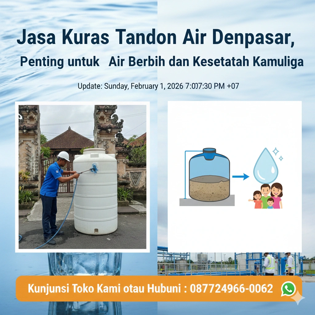 Jasa Kuras Tandon Air Denpasar